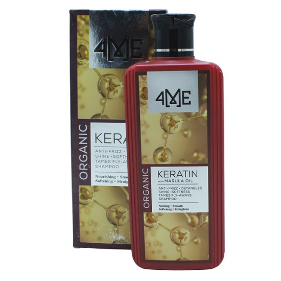 4ME Shampoo Keratin With Marula Oil Anti Frizz Shampoo 400ml