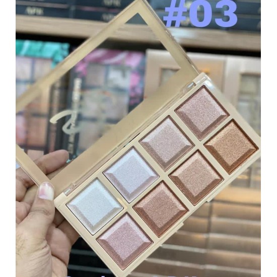 APK Highlighter Palette 8 Multi Colors Highlighter Palette