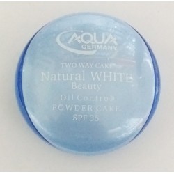 Aqua Face Powder Oil Control Two Way Cake Foundation 02