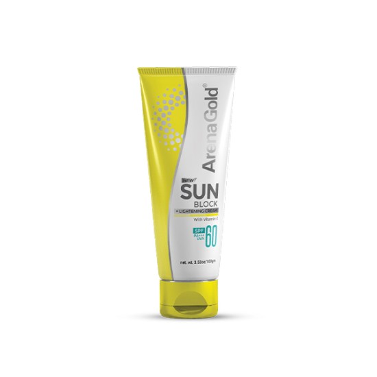 Arena Gold Sunblock Lightening Cream SPF 60