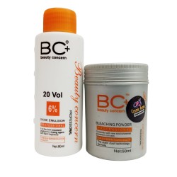 BC PLUS Skin Polish Pack 20vol And Bleaching Powder