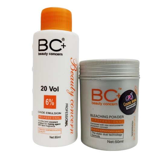 BC PLUS Skin Polish Pack 20vol And Bleaching Powder