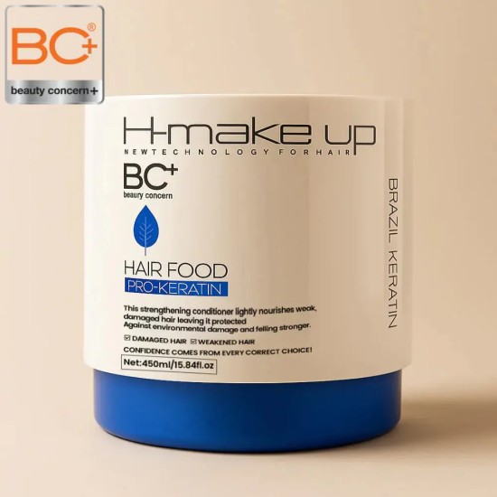 BC Plus Brazilian Keratin Hair Food Mask 450ml