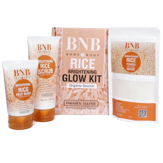 BNB Rice Facial Kit Brightening Glow kit