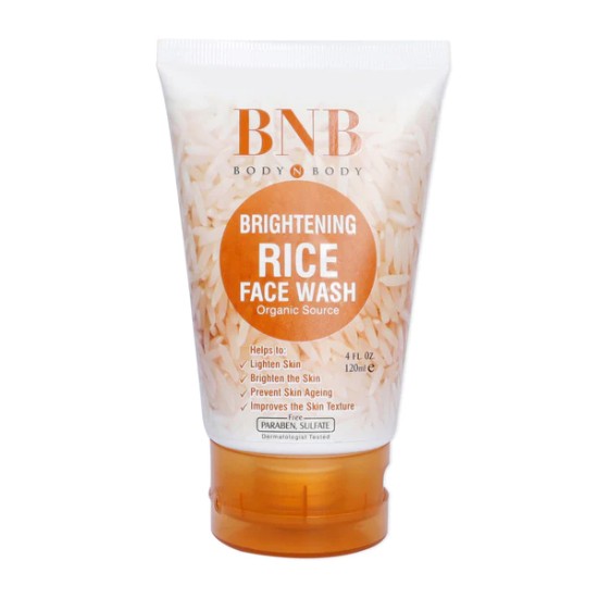 BNB Brightening Rice Face Wash Organic Source 120ml