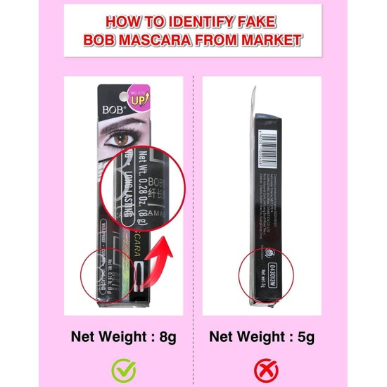 BOB Super Curl Mascara Water Proof Long Lasting