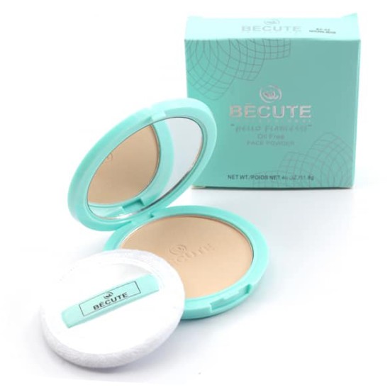 Becute Face Powder Hello Flawless Oil Free Face Powder 01 Light Beige