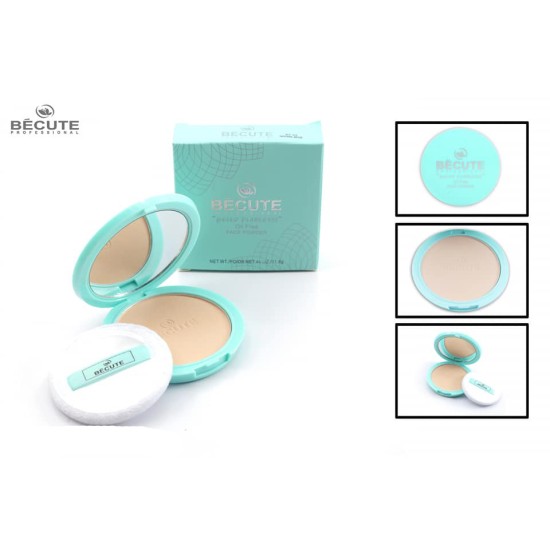 Becute Face Powder Hello Flawless Oil Free Face Powder 02 Natural Beige