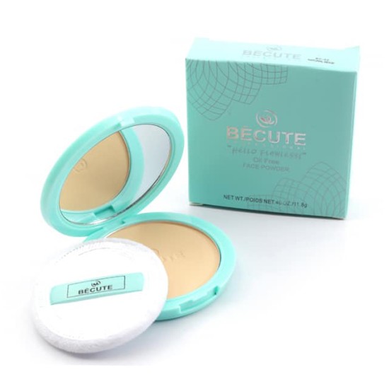 Becute Face Powder Hello Flawless Oil Free Face Powder F1