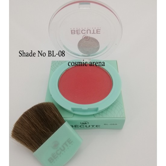 Becute Single Color Blush on 08