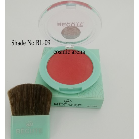 Becute Single Color Blush on 09