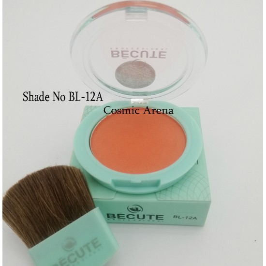 Becute Single Color Blush on 12