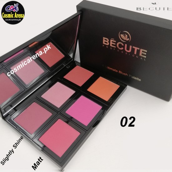 Becute Blush On Palette 6 Color Blush On Palette Multi Colors