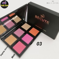 Becute Blush On Palette 6 Color Blush On Palette Multi Colors Becute Blush On Palette 6 Color Blush On Palette Multi Colors