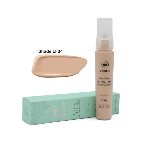 Becute Foundation Ultra Matte Oil Free Foundation LF04