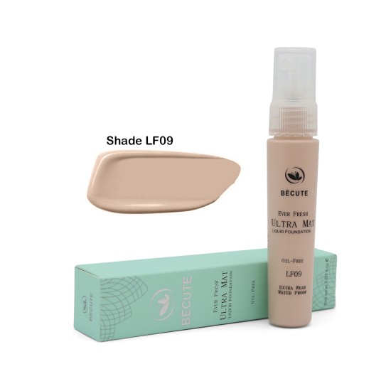 Becute Foundation Ultra Matte Oil Free Foundation LF09