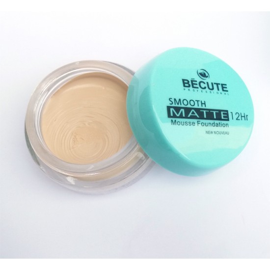 Becute Mousse Foundation Smooth Matte Base Handi Base 12Hr Stay Shade F1