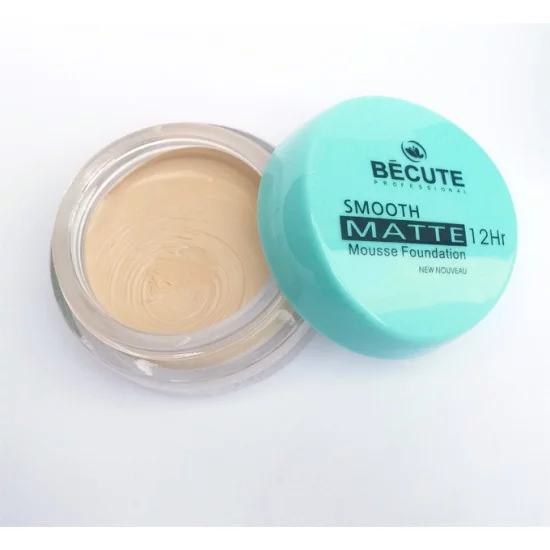 Becute Mousse Foundation Smooth Matte Base Handi Base 12Hr Stay Shade F1
