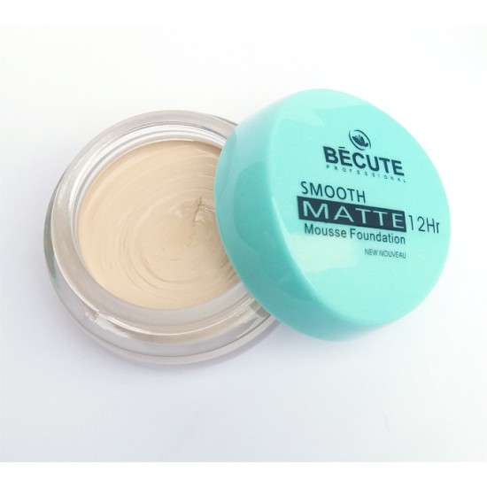 Becute Mousse Foundation Smooth Matte Base Handi Base 12Hr Stay Ivory