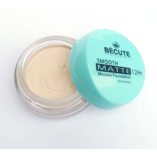 Becute Mousse Foundation Smooth Matte Base Handi Base 12Hr Stay Ivory