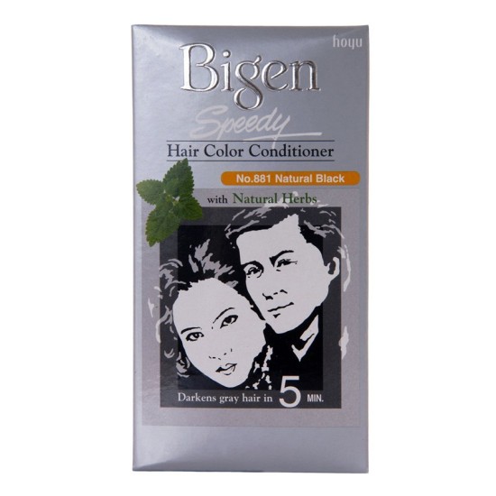 Bigen Speedy Hair Color Conditioner Natural Black 881