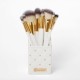 BH Makeup Brush White Studded Elegance 12 Pieces Makeup Brush Set