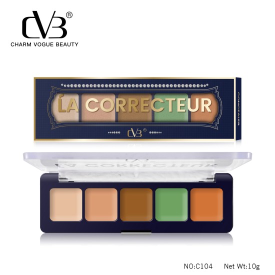 CVB Color Corrector Palette 5 Different Shades of Correctors