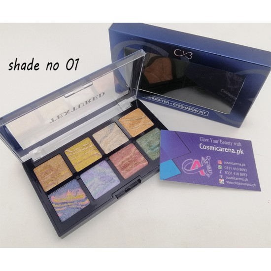 CVB Highlighter And Eye Shadow Palette