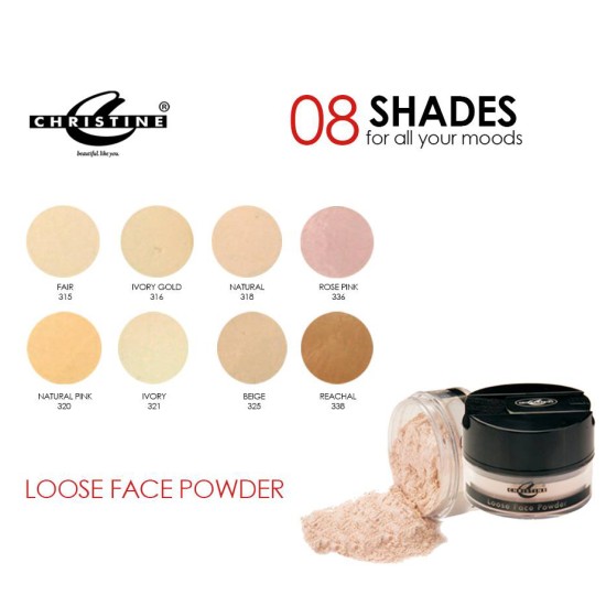 Christine Loose Face Powder Shade 318 Natural