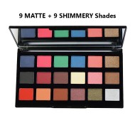 Christine Eye Shadow Palette Basic Eye Shadow 9 Matte And 9 Shimmer Shades
