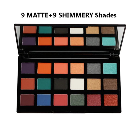 Christine Eye Shadow 18 colors 9 matte shades and 9 shinny shades Christine Eye Shadow 18 colors 9 matte shades and 9 shinny shades