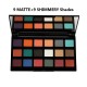 Christine Eye Shadow 18 colors 9 matte shades and 9 shinny shades Christine Eye Shadow 18 colors 9 matte shades and 9 shinny shades