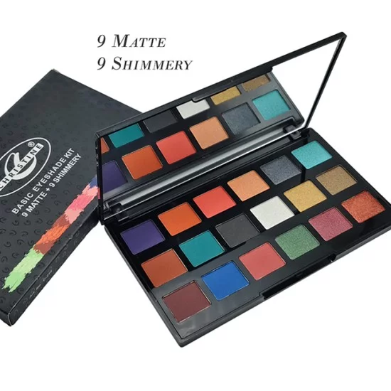 Christine Eye Shadow Palette Basic Eye Shadow 9 Matte And 9 Shimmer Shades Christine Eye Shadow Palette Basic Eye Shadow 9 Matte And 9 Shimmer Shades