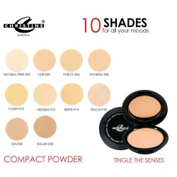 Christine Compacted and Face Powder Beige 914 Christine Compacted and Face Powder Beige 914