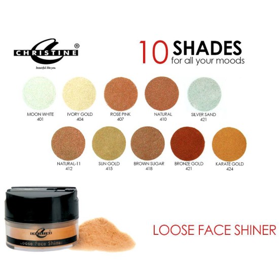 Christine Loose Face Shiner Bronze Gold 421