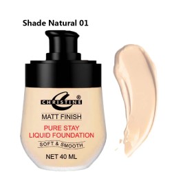 Christine Liquid Foundation Shade Natural 01