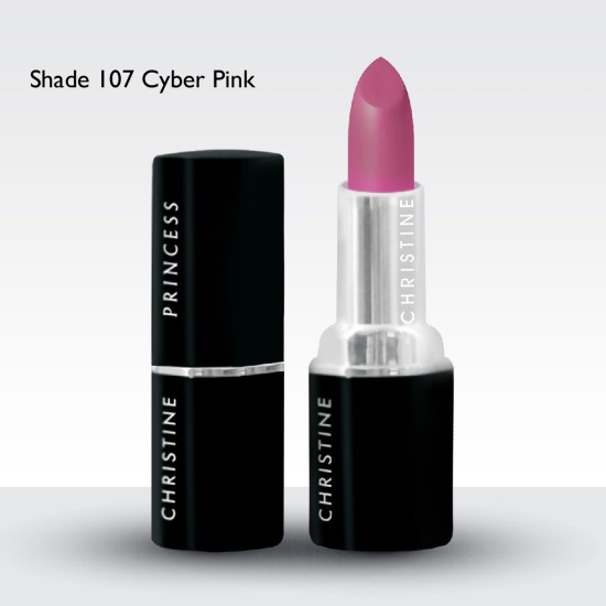 Christine Princess Matte Lipstick 107 Cyber Pink