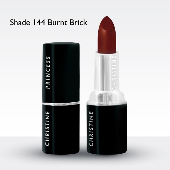 Christine Princes Matte Lipstick Shade No 144 Brunt Bricks