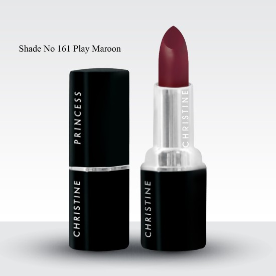 Christine Princess Matte Lipstick 161 Play Maroon