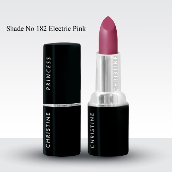 Christine Princess Matte Lipstick 182 Electric Pink