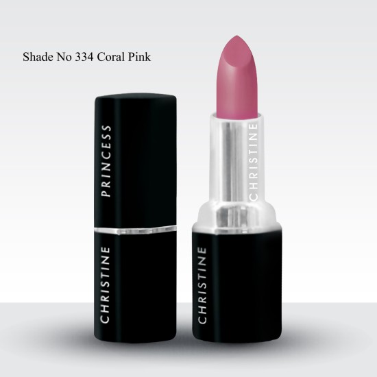 Christine Princes Matte Lipstick Shade No 334 Coral Pink