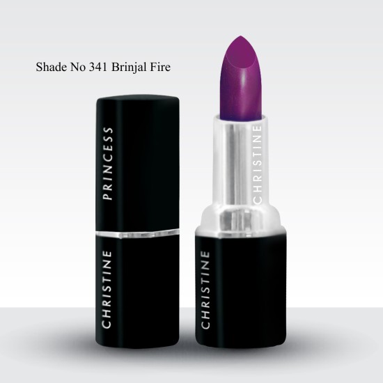 Christine Princess Matte Lipstick 341 Brinjal Fire