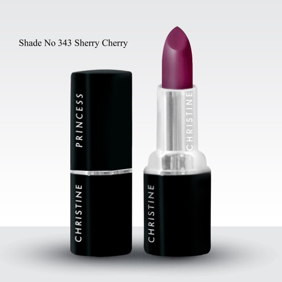 Christine Princess Matte Lipstick 343 Sherry Cherry