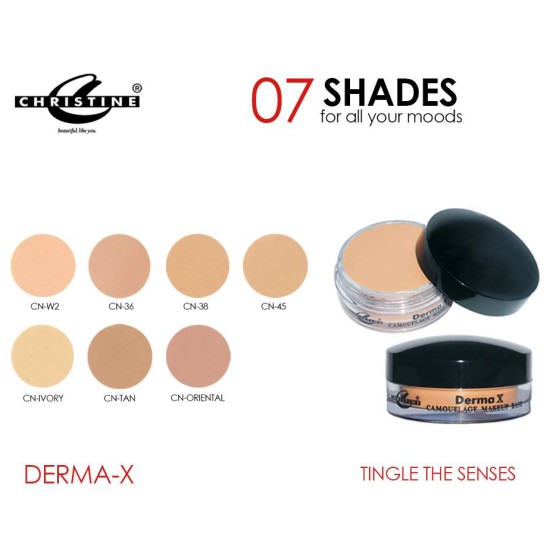 Christine Camouflage Derma X Makeup Base Shade No 38