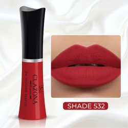 Clazona Lipsticks Matte Permanent Color lip Gloss 24 Hrs Stay 532
