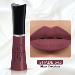 Clazona Lipsticks Matte Permanent Color lip Gloss 24 Hrs Stay 543