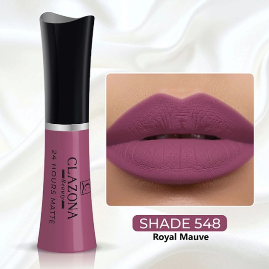Clazona Lipsticks Matte Permanent Color lip Gloss 24 Hrs Stay 548