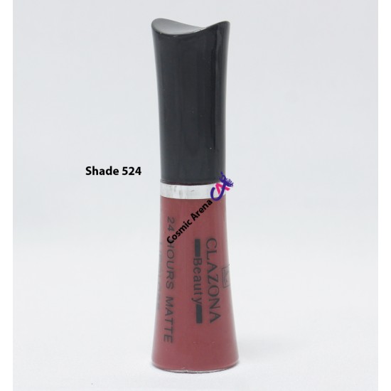 Clazona Lipsticks Matte Permanent Color lip Gloss 24 Hrs Stay 524