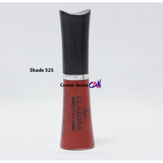 Clazona Lipsticks Matte Permanent Color lip Gloss 24 Hrs Stay 525