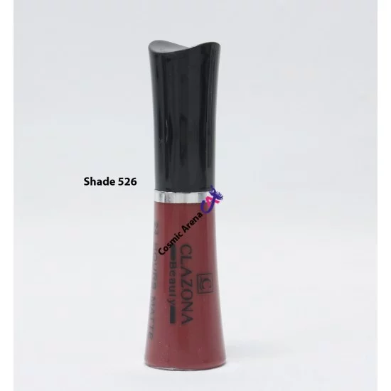 Clazona Lipsticks Matte Permanent Color lip Gloss 24 Hrs Stay 526 Clazona Lipsticks Matte Permanent Color lip Gloss 24 Hrs Stay 526